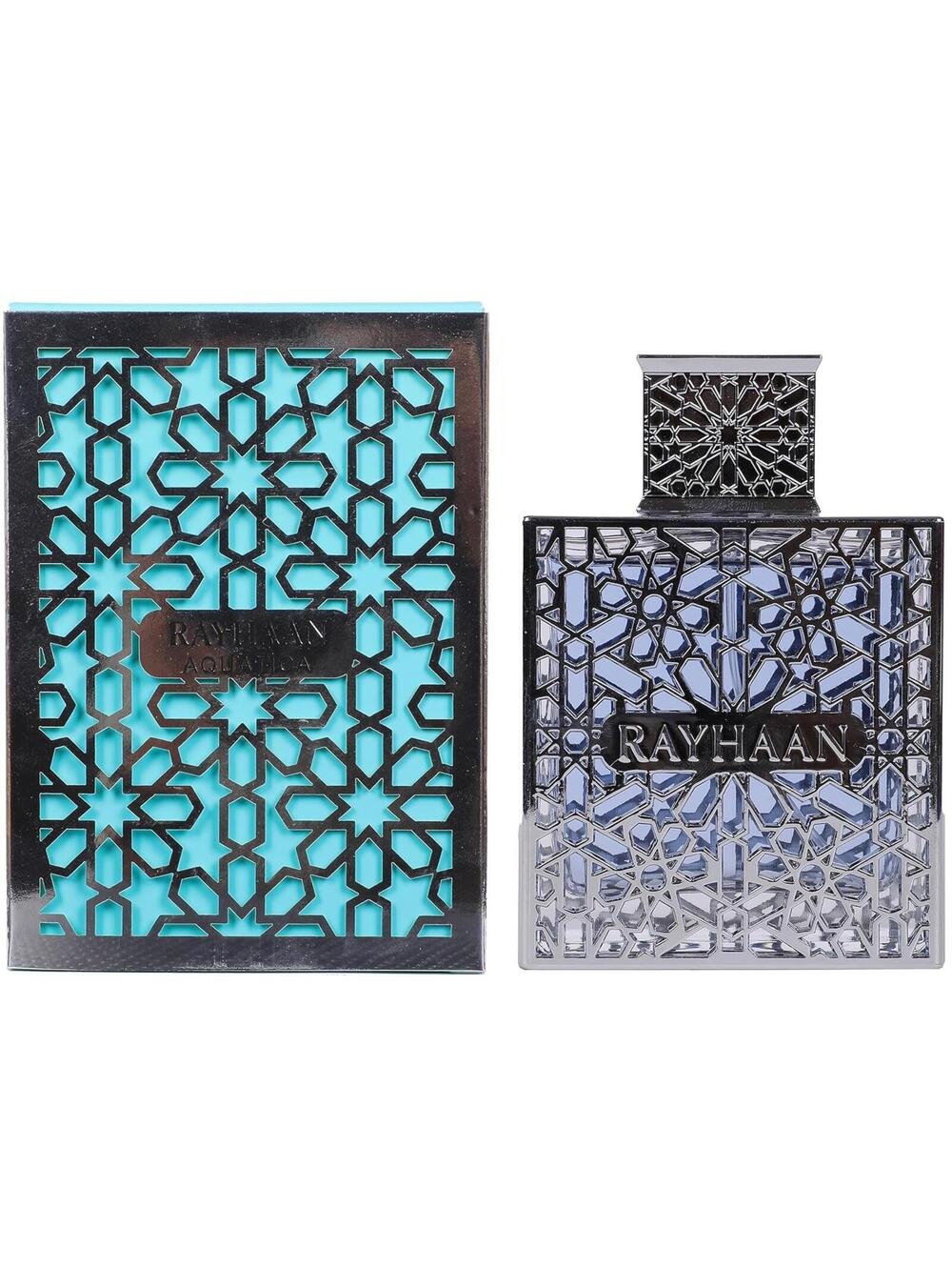 Rayhaan Aquatica EDP Fresh Marine Citrus Long Lasting Fragrance Men 3.4 oz - Picture 2 of 4